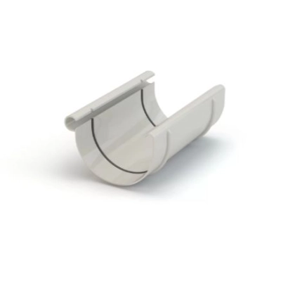 GAMRAT PCV Złączka rynnowa 75mm - BIEL